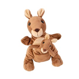 Beleduc 40450 Mother & Child Hand Puppet Kanga & Juju, Proven in Nursery, Multi-Coloured