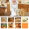 Bagel Slicer, Stainless Steel Bagel Precision Cutter with Safety Handle,