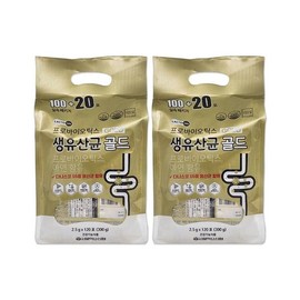 Seoul Pharmacist Cooperative 서울약사신협 프로바이오틱스 생유산균 골드 2.5g 120포 2개/mjc Seoul Pharmacists Cooperative Probiotics Live Lactobacillus Gold 2.5g 120 Packs 2 Units/mjc