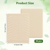 36 Pcs Microblading Practice Skin, Double Sided Microblading Supplies with