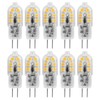 10Pcs Bi Pin Bulbs 12LED 1.2W G4 LED Bulb for