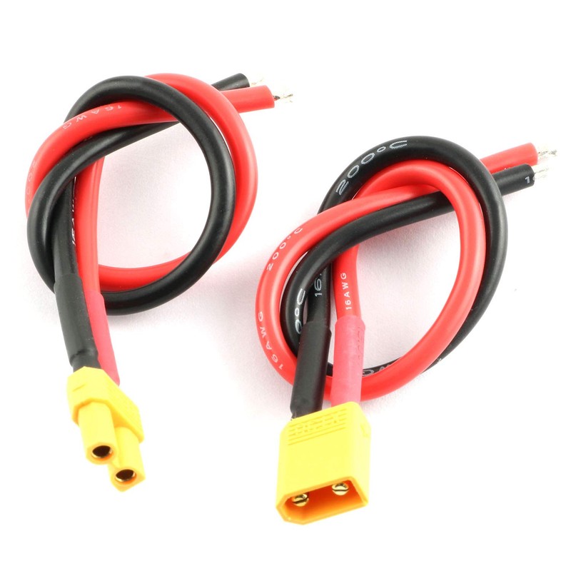 DGZZI 1Pair XT30 Plug Male and Female Connector with 150mm