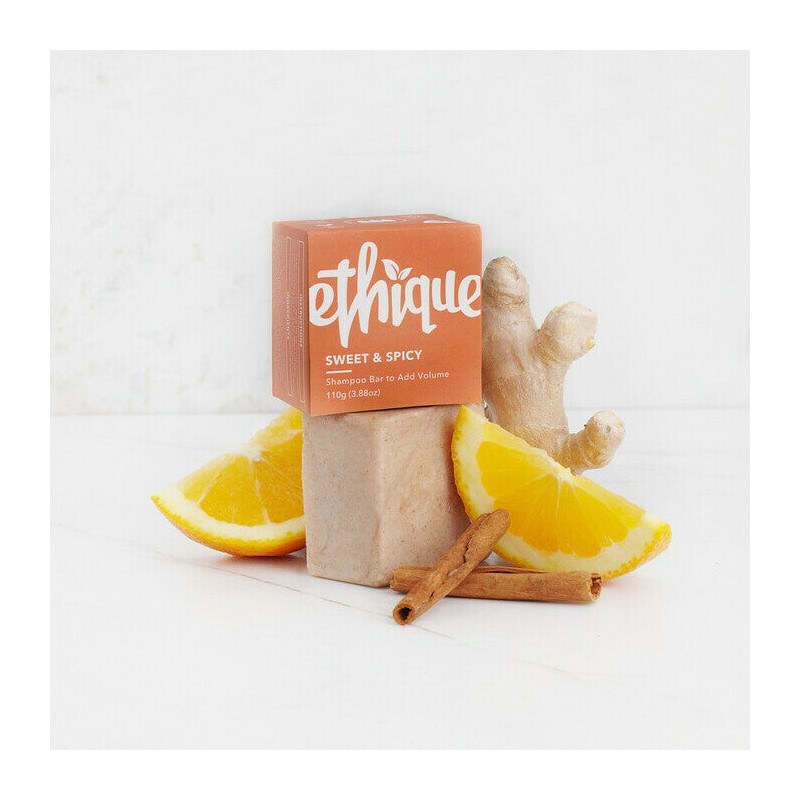 Ethique Sweet & Spicy Volumising Solid Shampoo Bar Mini, 15g