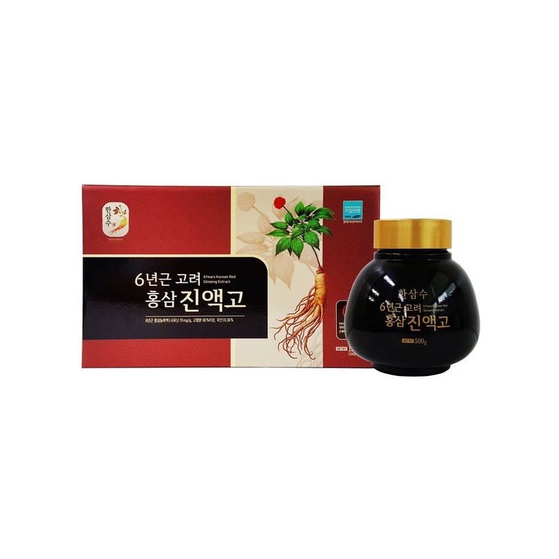 6년근 고려 홍삼 진액고 고려홍삼정 홍삼농축액 대한홍삼진흥공사 선물용 황금보자기 포함