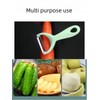 Y-Shaped Vegetable Peeler Set, 3 Pieces, Mint Green/Pink/Black