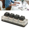 Programmable Keypad USB 4 Keys Mini Portable Mechanical Keyboard HID