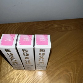 Buxom Lot Of Three New BUXOM Full On Plumping Lip Glow Balm ~ Rose All Day 0.07 Oz