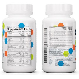 4Life RiteStart Kids and Teens- Apple, Orange Flavors, 22 Essential Vitamins, Minerals, Immune System and Brain Support Ages 2+ - 120 Chewable Tablets