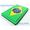 QQSD Brazil Flag Patch Brazilian Tactical Patch - PVC Hook