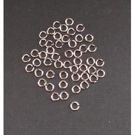 Snapeez II Connect The Delicate Things in ULTRAPLATE 99.9% Pure Silver Plate Ring Hard Open Jump Ring 3mm Heavy Gauge (Pk 50) Jump Rings. The Ultra Secure No Solder Jump Ring. Made in USA.