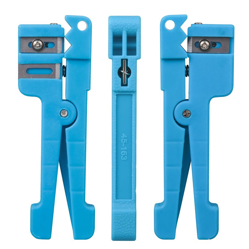 Xunsomten-2PC Fiber Optic Cutter Tool 45-163 Coax Cable Stripper Fiber