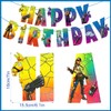 Huaxintoys Birthday Decorations Video Gaming, Game Theme Birthday Party Set