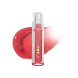 ETUDE Over Grow Gloss Popping Candy, 0.1 oz (2.8 g), Lip Gloss, Glossy, Luster, Plushy, Lipstick, Moisturizer, Oil Film
