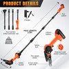 2-in-1 Cordless Pole Saw & Mini Chainsaw, Brushless Electric Pole