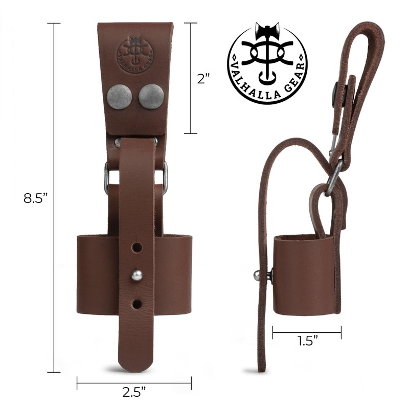 Valhalla Gear, Rustic Axe Holder with Belt Loop, Waist Holder