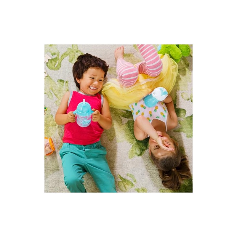 Click Lock Bite Proof Sippy Cup, Blue/Purple, 9 Ounce, 2
