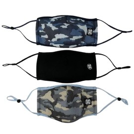 (Best Sauna Hat) Extra Large!! Super Big Size, 3 Colors, Thick Mesh Material, 2-Layer, Mask. The next generation of 3-layer structure, 3-dimensional structure, with adjuster (Black)