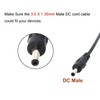 COOLM 10 Pack 3.5mm x 1.35mm DC Power Male Plug