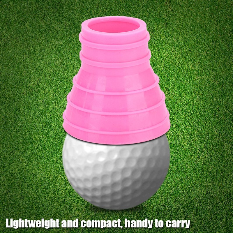 Pink Silicon Golf Ball Pick Up Claw Grabber Retriever Golfer