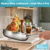 Hawkins Pro 26 cm Frying Pan, Triply Stainless Steel Fry