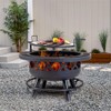 Outdoor Leisure Products 5511 32" Black Roundup Fire Pit with
