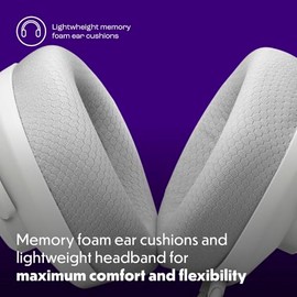 JBL Quantum 100M2 - Audífonos alambricos integrales para Gaming con Cable y micrófono Extraible con opción de silenciar - Blanco