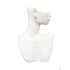 Delight Jewelry Resin White Big Ear Bunny Silver-tone Long Sparkle
