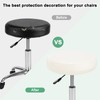M METERXITY 4-Pack Bar Stool Covers Round, for 12-14 Inch