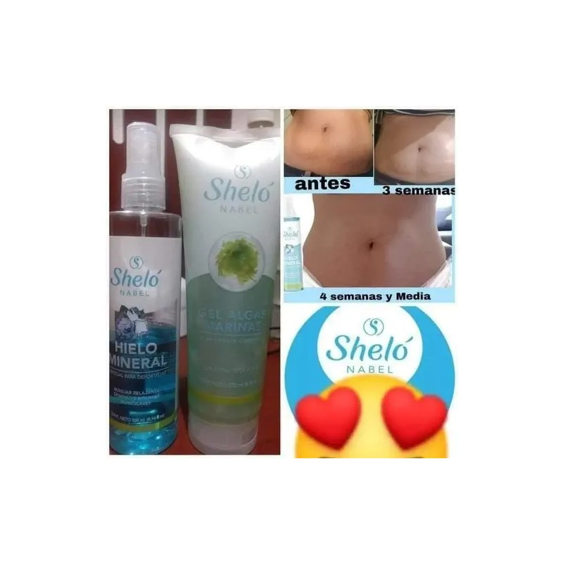 Kit Hielo Mineral Y Gel Algas Marinas Reafirmante