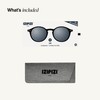 IZIPIZI Sunglasses Fashion Glasses (BLACK)
