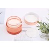 Pink Glass Jar 4 Pack Cosmetic Jar Empty Makeup Cream
