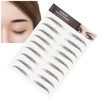 6D Eyebrow Tattoo Sticker, Eyebrow Shaping Stencils, Semi-Permanent, Hair-Like, Waterproof