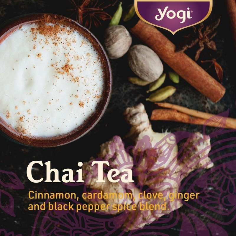 Yogi Tea Honey Chai Turmeric Vitality Tea - 16 Tea
