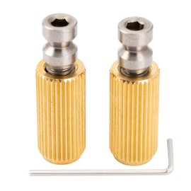 Wilkinson Guitar Bridge Inserts and Studs for Wilkinson WVP Tremolo, Original Color (Set of 2)