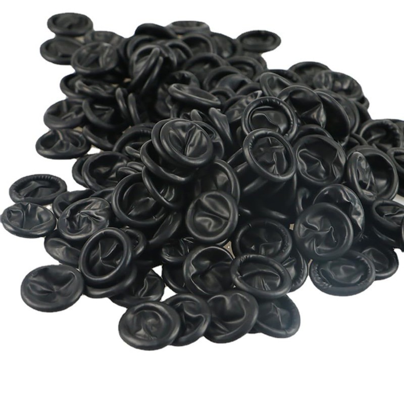 ccHuDE 200 Pcs Latex Finger Cots Fingertips Protective Cots Rubber