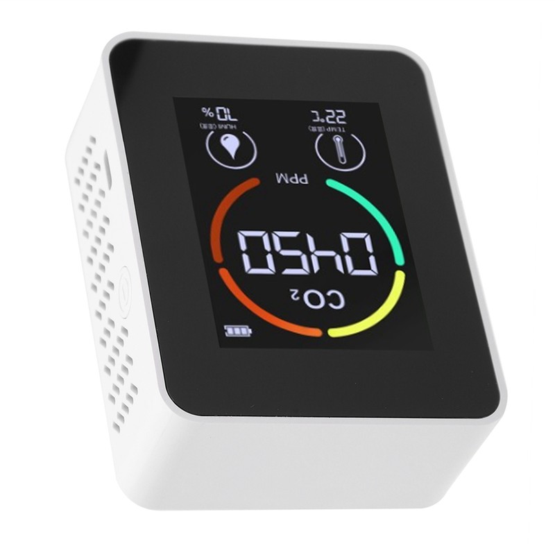 CO2 Detector Carbon Dioxide Gas Concentration Meter Temperature Humidity Measuring