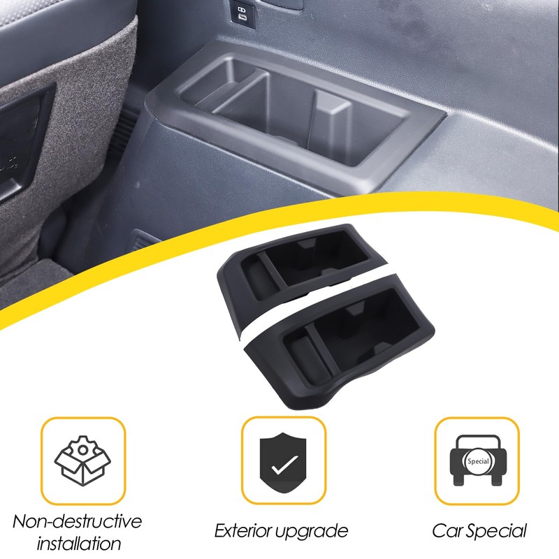 Car Third Row Cup Holder Compatible with Toyota Land Cruiser