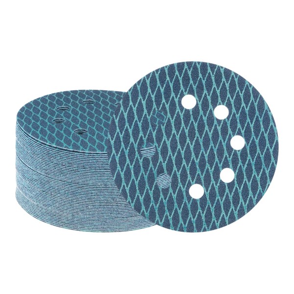 HARFINGTON 50pcs Diamond Shape Sanding Discs 5 Inch 100 Grit