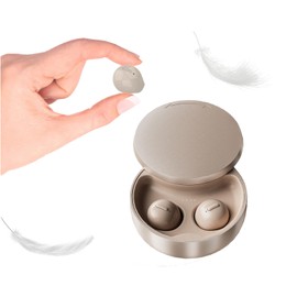 Loluka Small Invisible Earbuds Invisible Earbuds Mini Wireless Bluetooth Earpiece Phone Discreet Earbuds for Work Headphones Single Earbud Sport Earpiece with Mic