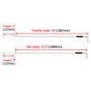 Mofun Extended Length 42" Throttle Cable and Idle Cable Kit