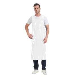 Nanxson Unisex Waterproof Apron Lightweight TPU Work Coat Work Apron for Kitchen, Industrial, Cleaning