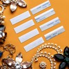 80 Pieces Earring Card Adapter Adhesive Lip Hanger Self-Adhesive Lip