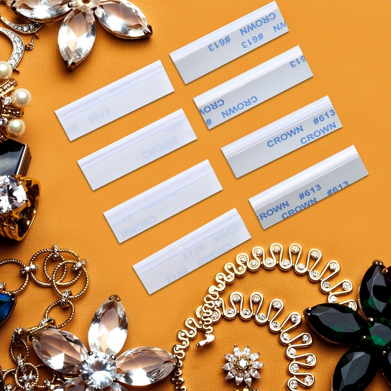 80 Pieces Earring Card Adapter Adhesive Lip Hanger Self-Adhesive Lip