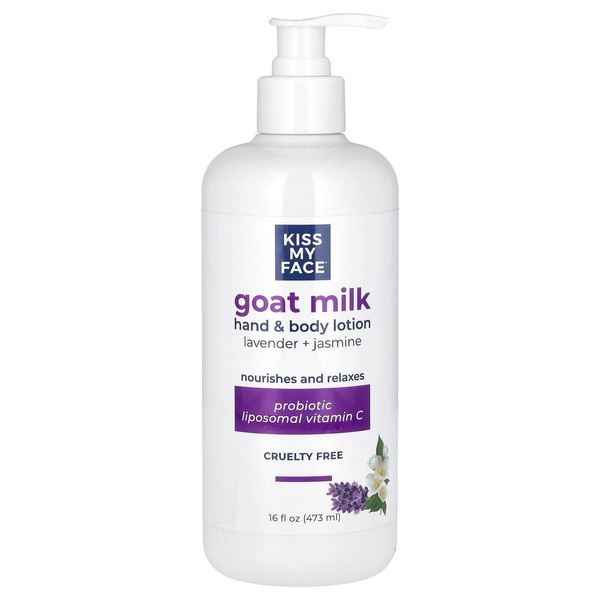 Kiss My Face Goat Milk Hand & Body Lotion, Lavender