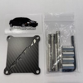 Dodge Carbon Fiber + 304SS Plate, “SRT-4” Coil Pack Cover, for 03-05 Dodge Neon SRT-4