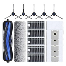 Neutop Replacement Parts Compatible with Ecovacs Deebot X8 Pro Omni, Robot Vacuum Accessories with 1 Main Brush 1 Mopping Roller 5 Filter 5 Side Brush 5 Dust Bag