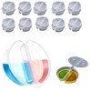 WEZCHUGHAOL 20 Pcs Double Compartment Condiment Containers with Lids 2024