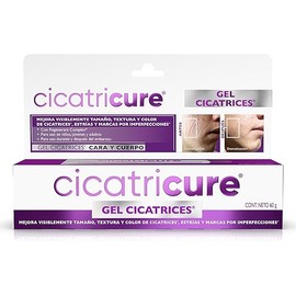 Cicatricure Gel – Resultados en 8 semanas – Skin Care para cicatrices – Disminuye tamaño, color y textura de cicatrices y estrías – Fórmula hidratante – Contiene 1 tubo de 60g