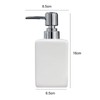 Ceramic Soap Dispensers, 320ML Square Classical Soap & Lotion Pump