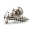 Square Drive Truss Head Sheet Metal Screws 18-8 Stainless Steel
